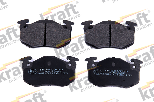 Kit pastiglie freno, Freno a disco - 6005020 KRAFT AUTOMOTIVE