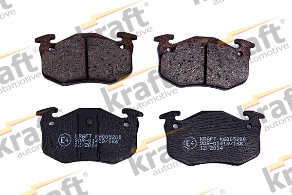 Kit pastiglie freno, Freno a disco - 6005200 KRAFT AUTOMOTIVE