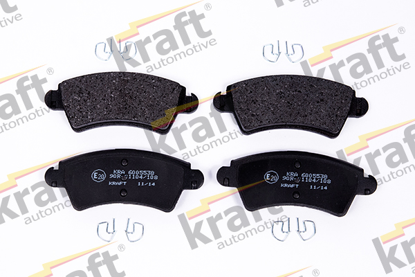 Kit pastiglie freno, Freno a disco - 6005538 KRAFT AUTOMOTIVE
