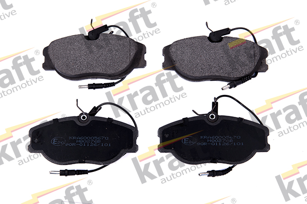 Kit pastiglie freno, Freno a disco - 6005670 KRAFT AUTOMOTIVE