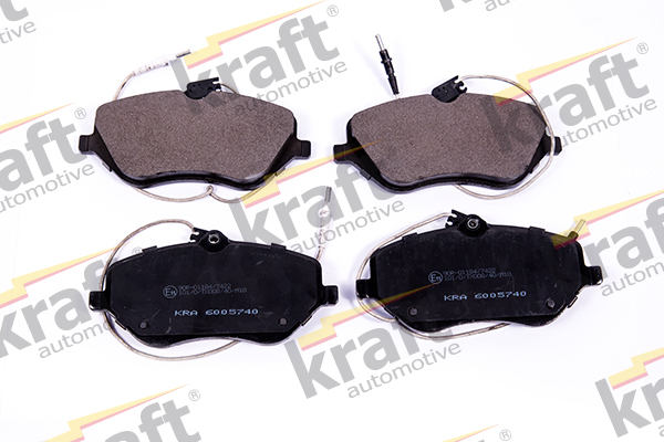 Kit pastiglie freno, Freno a disco - 6005740 KRAFT AUTOMOTIVE