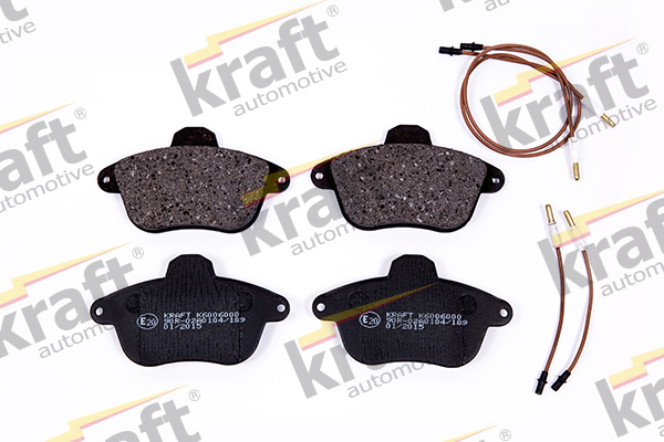 Kit pastiglie freno, Freno a disco - 6006000 KRAFT AUTOMOTIVE