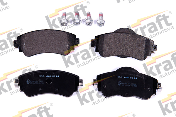 Kit pastiglie freno, Freno a disco - 6006014 KRAFT AUTOMOTIVE