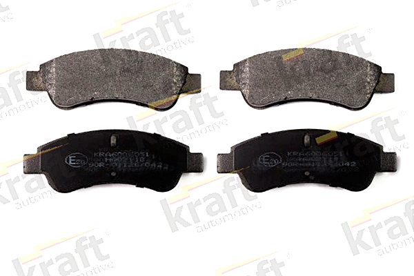 Kit pastiglie freno, Freno a disco - 6006051 KRAFT AUTOMOTIVE