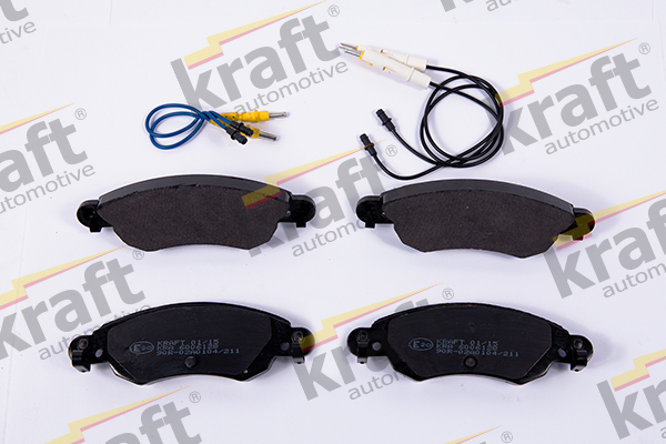 Kit pastiglie freno, Freno a disco - 6006128 KRAFT AUTOMOTIVE