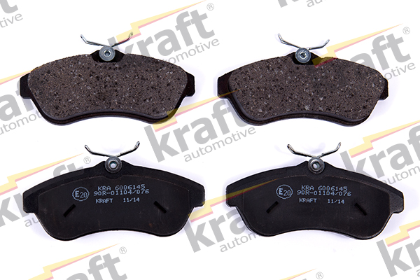 stabdžių trinkelių rinkinys, diskinis stabdys - 6006145 KRAFT AUTOMOTIVE