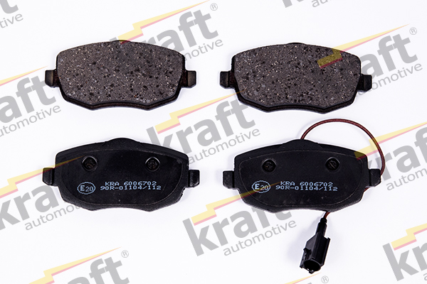 Kit pastiglie freno, Freno a disco - 6006702 KRAFT AUTOMOTIVE