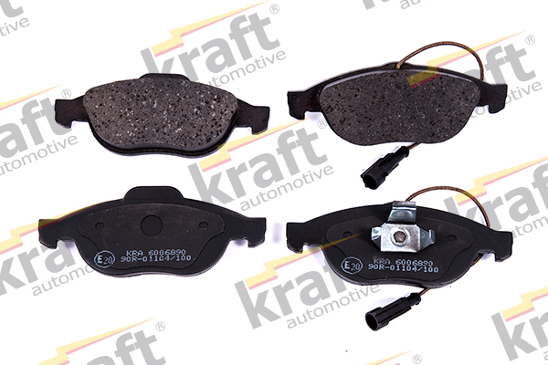 Kit pastiglie freno, Freno a disco - 6006890 KRAFT AUTOMOTIVE