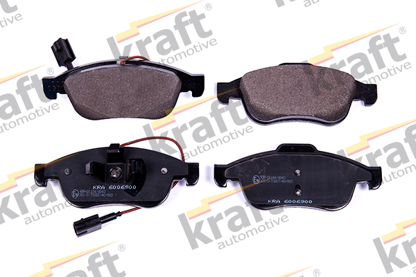 stabdžių trinkelių rinkinys, diskinis stabdys - 6006900 KRAFT AUTOMOTIVE