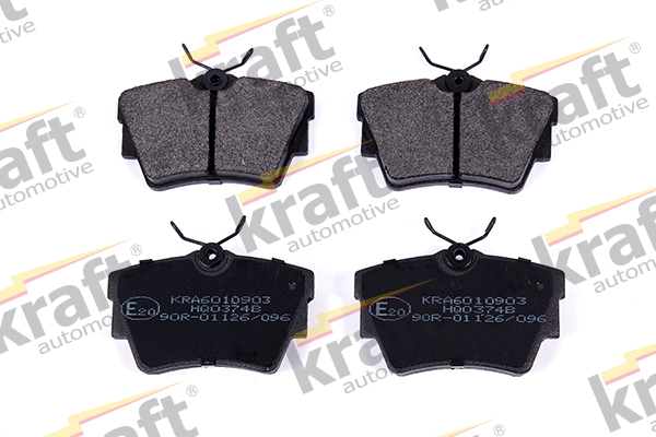 Kit pastiglie freno, Freno a disco - 6010903 KRAFT AUTOMOTIVE