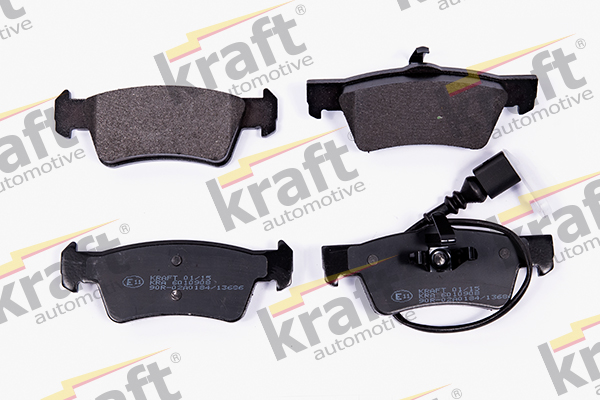 stabdžių trinkelių rinkinys, diskinis stabdys - 6010908 KRAFT AUTOMOTIVE
