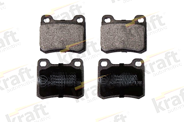 Kit pastiglie freno, Freno a disco - 6011000 KRAFT AUTOMOTIVE