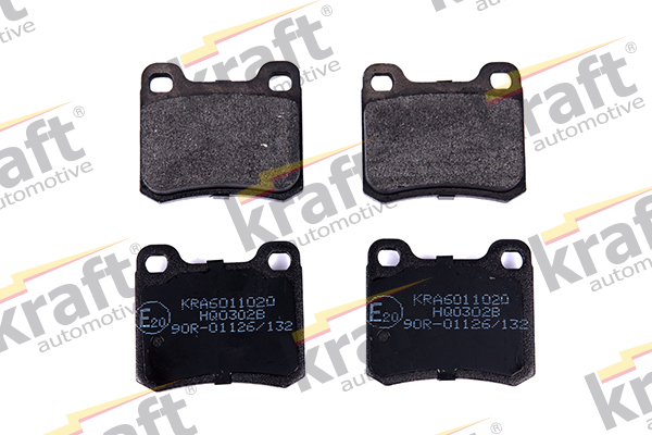 Kit pastiglie freno, Freno a disco - 6011020 KRAFT AUTOMOTIVE