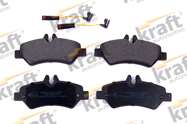Brake Pad Set, disc brake - 6011093 KRAFT AUTOMOTIVE