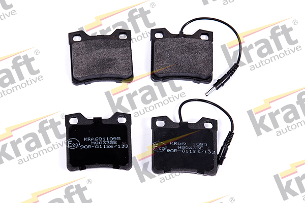 Комплект тормозных колодок, дисковый тормоз - 6011095 KRAFT AUTOMOTIVE