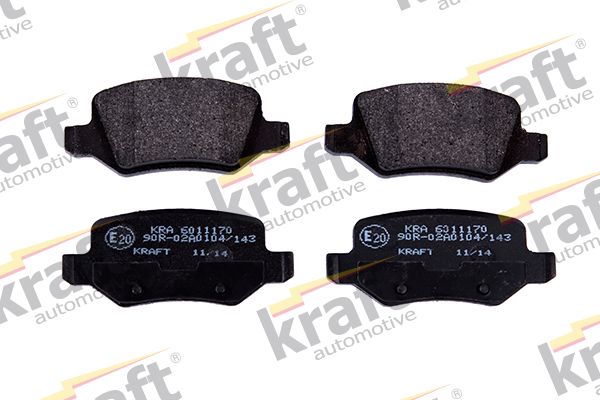 Brake Pad Set, disc brake - 6011170 KRAFT AUTOMOTIVE