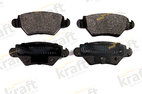 Kit pastiglie freno, Freno a disco - 6011500 KRAFT AUTOMOTIVE