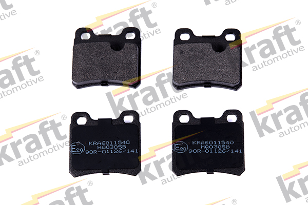 Комплект тормозных колодок, дисковый тормоз - 6011540 KRAFT AUTOMOTIVE