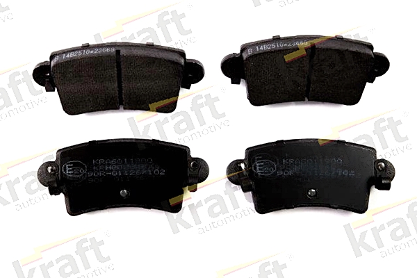 Brake Pad Set, disc brake - 6011900 KRAFT AUTOMOTIVE