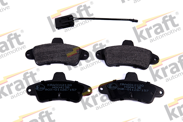 Kit pastiglie freno, Freno a disco - 6012120 KRAFT AUTOMOTIVE