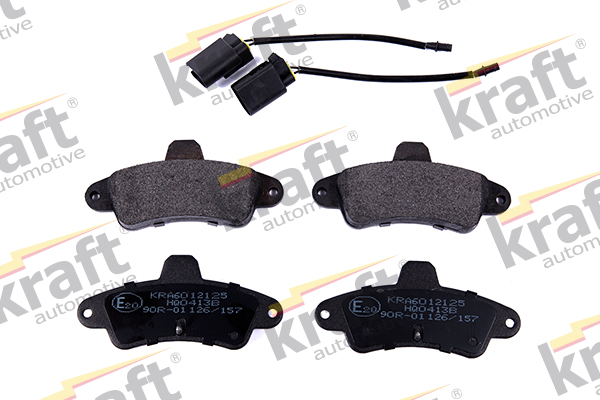 Brake Pad Set, disc brake - 6012125 KRAFT AUTOMOTIVE