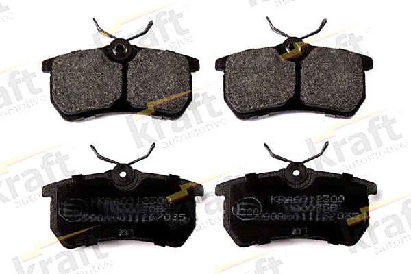 Kit pastiglie freno, Freno a disco - 6012300 KRAFT AUTOMOTIVE