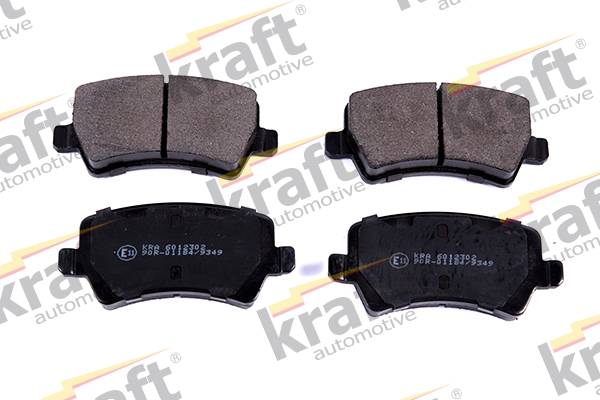 Kit pastiglie freno, Freno a disco - 6012302 KRAFT AUTOMOTIVE