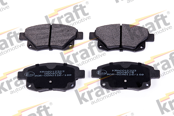 Kit pastiglie freno, Freno a disco - 6012323 KRAFT AUTOMOTIVE