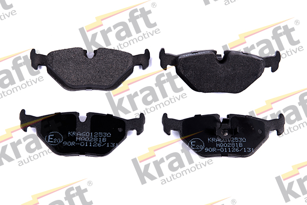 Комплект тормозных колодок, дисковый тормоз - 6012530 KRAFT AUTOMOTIVE