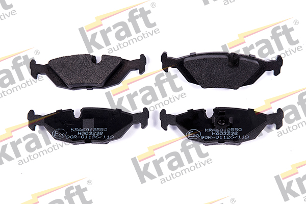 Комплект тормозных колодок, дисковый тормоз - 6012550 KRAFT AUTOMOTIVE