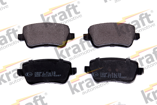 Kit pastiglie freno, Freno a disco - 6013015 KRAFT AUTOMOTIVE