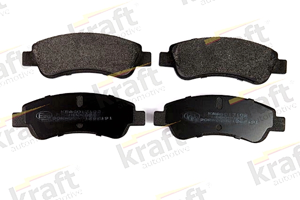 Kit pastiglie freno, Freno a disco - 6013102 KRAFT AUTOMOTIVE