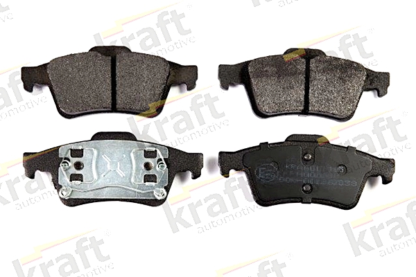 Kit pastiglie freno, Freno a disco - 6015105 KRAFT AUTOMOTIVE