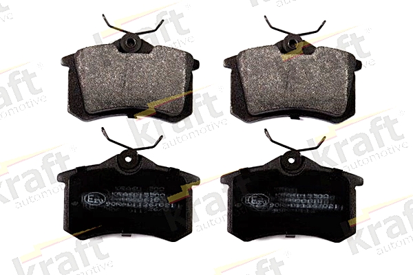 Kit pastiglie freno, Freno a disco - 6015500 KRAFT AUTOMOTIVE