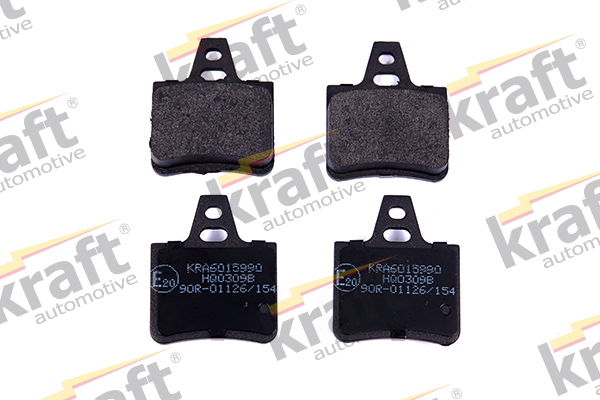 stabdžių trinkelių rinkinys, diskinis stabdys - 6015990 KRAFT AUTOMOTIVE