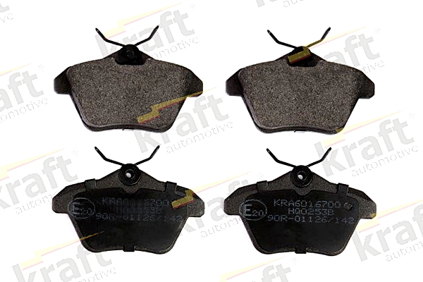 Комплект тормозных колодок, дисковый тормоз - 6016700 KRAFT AUTOMOTIVE