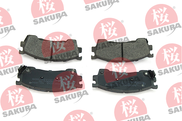 Комплект тормозных колодок, дисковый тормоз - 600-30-3580 SAKURA