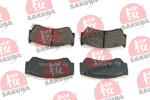 Комплект тормозных колодок, дисковый тормоз - 600-10-4185 SAKURA