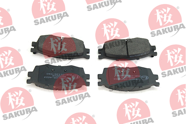 Bremsbelagsatz, Scheibenbremse - 600-05-4603 SAKURA