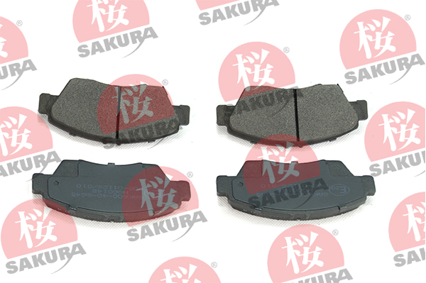Brake Pad Set, disc brake - 600-40-6645 SAKURA