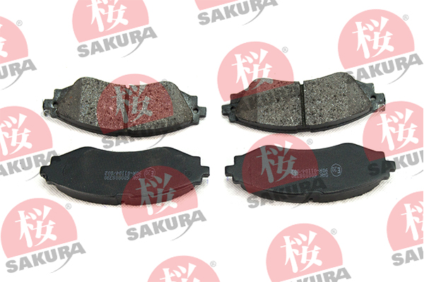 Brake Pad Set, disc brake - 600-00-8390 SAKURA