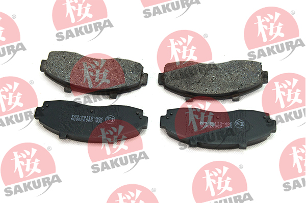 Brake Pad Set, disc brake - 600-03-8830 SAKURA