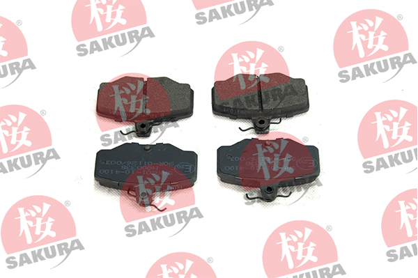 Комплект тормозных колодок, дисковый тормоз - 601-10-4100 SAKURA