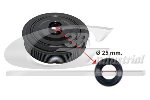 Belt Pulley, crankshaft - 10629 3RG