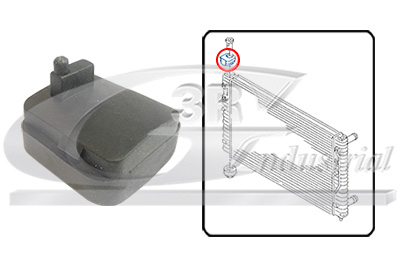Mounting, radiator - 80708 3RG
