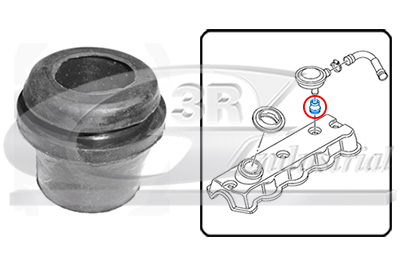 Seal, crankcase breather - 80709 3RG
