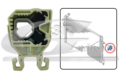 Mounting, radiator - 83745 3RG
