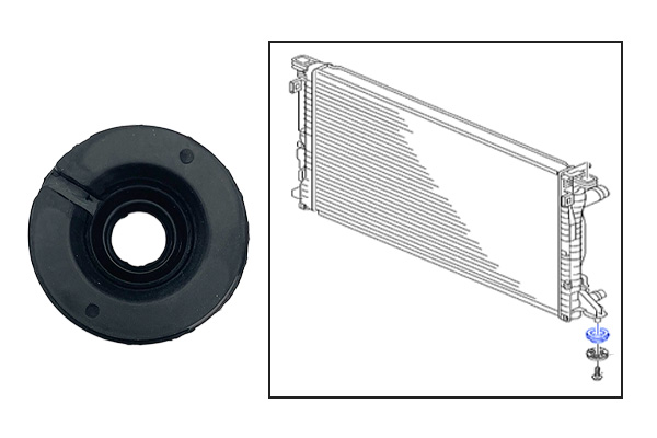 Mounting, radiator - 83780 3RG