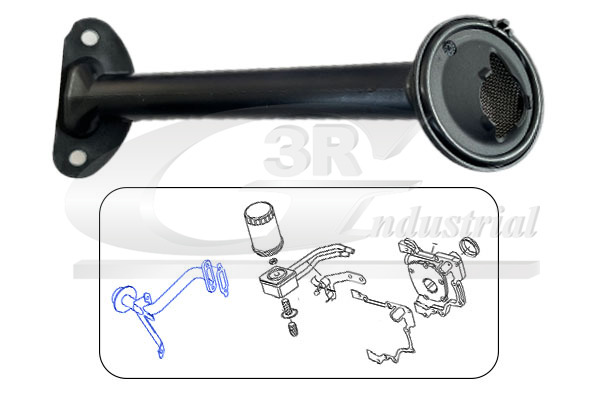 Suction Pipe, oil pump - 84748 3RG