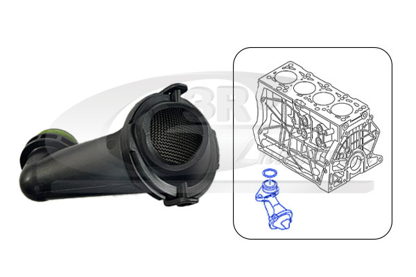 Suction Pipe, oil pump - 84750 3RG